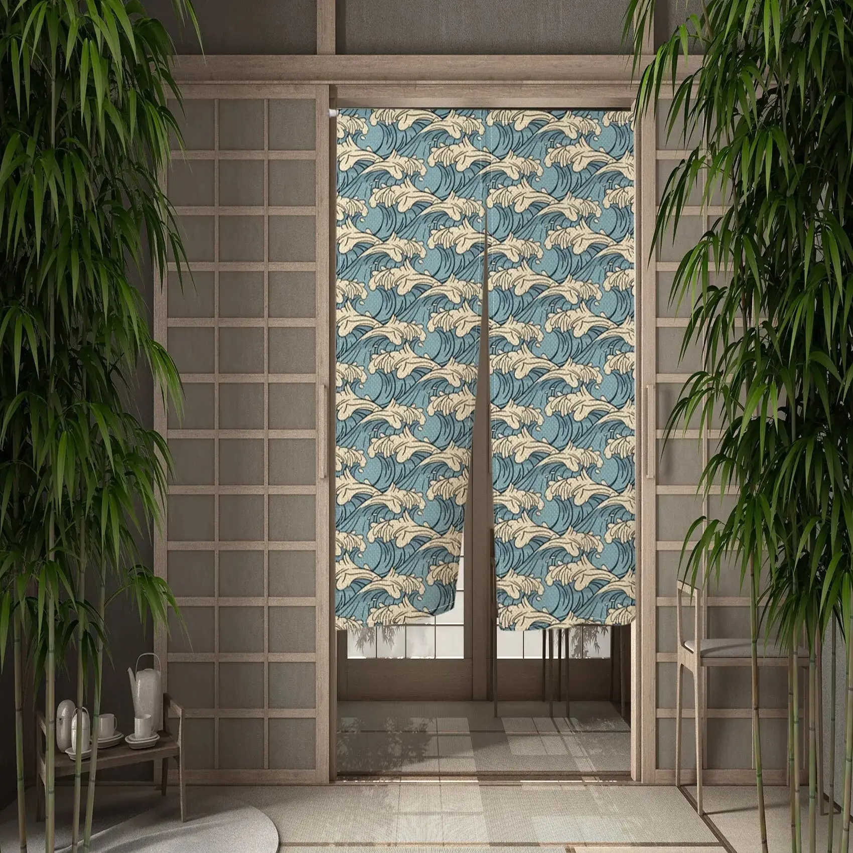 Japanese Noren 'Tomodachi'