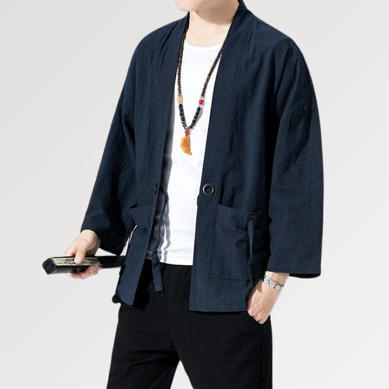 Blue Kimono Men 'Yuudai' - Image 4