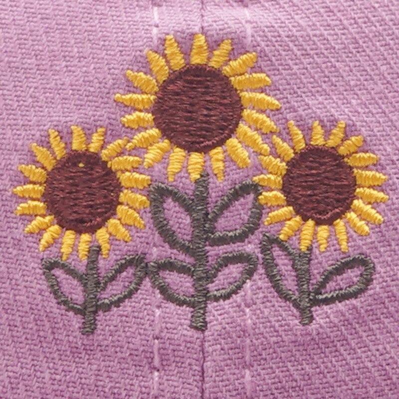 Sunflower' Embroidered Cap - Image 6