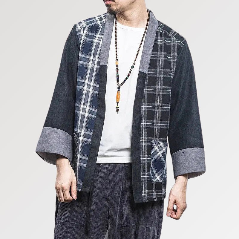 Checkered Kimono 'Seiya' - Image 3