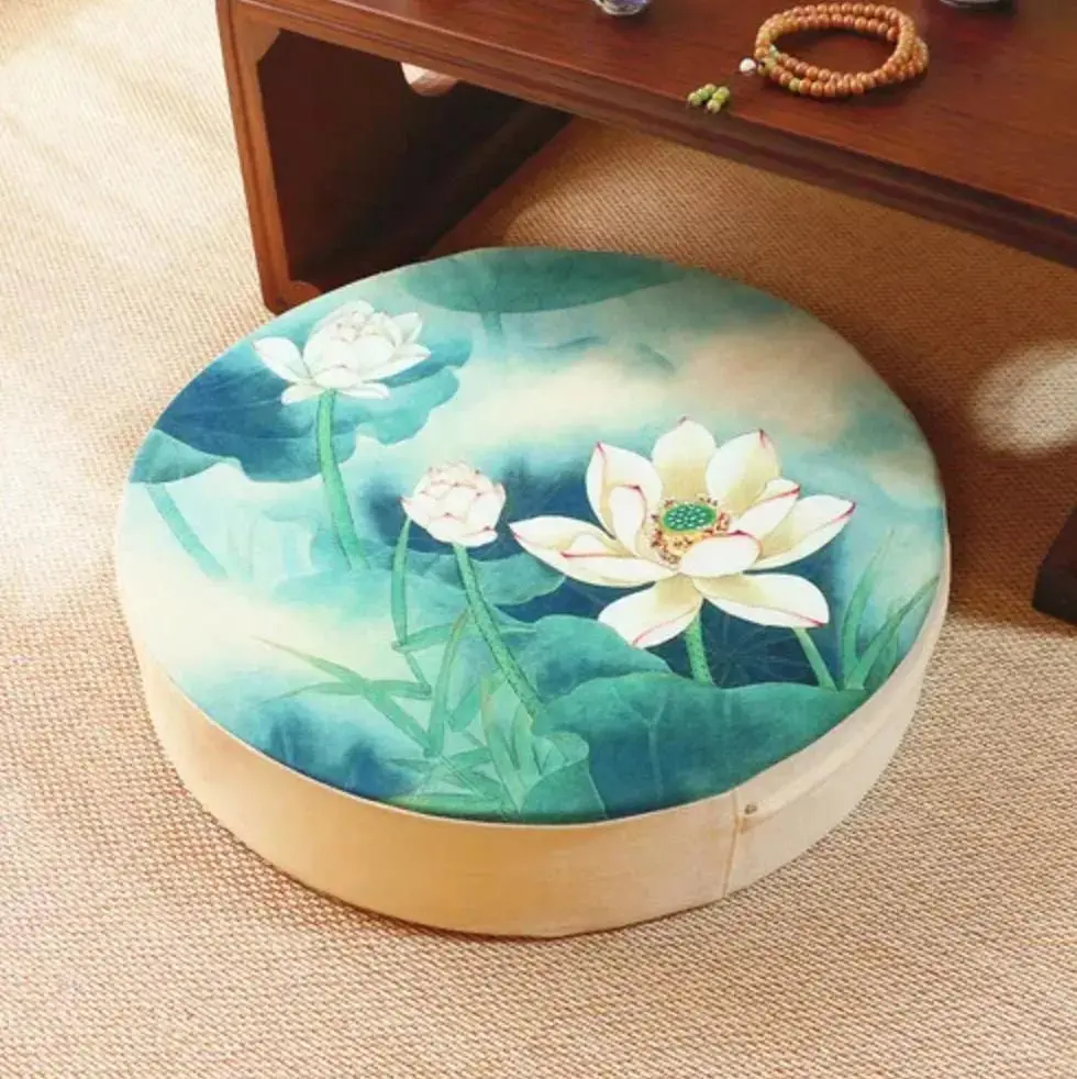 Japanese flower cushion 'Narashino' - Image 6