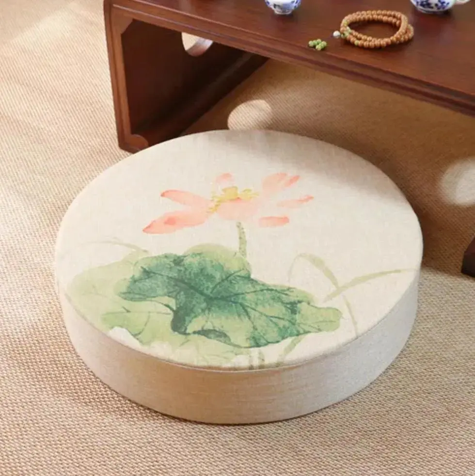 Japanese flower cushion 'Narashino' - Image 7