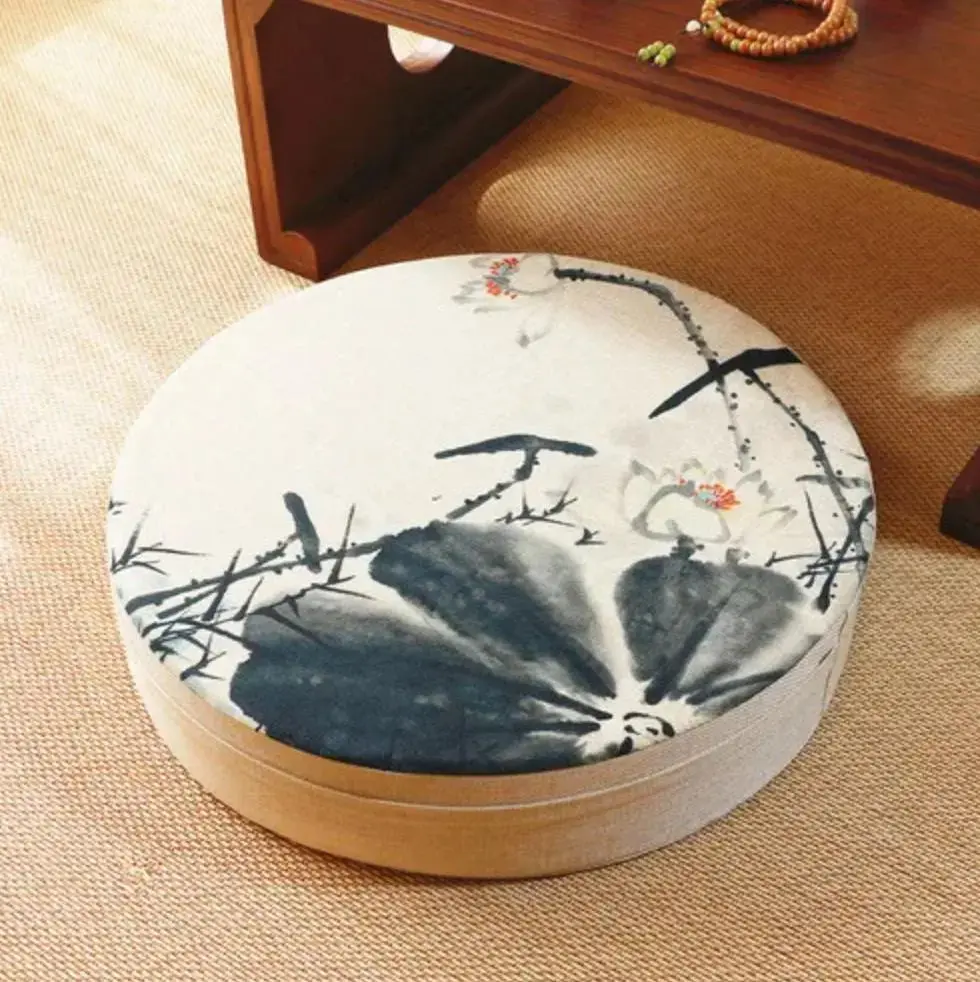 Japanese flower cushion 'Narashino' - Image 8