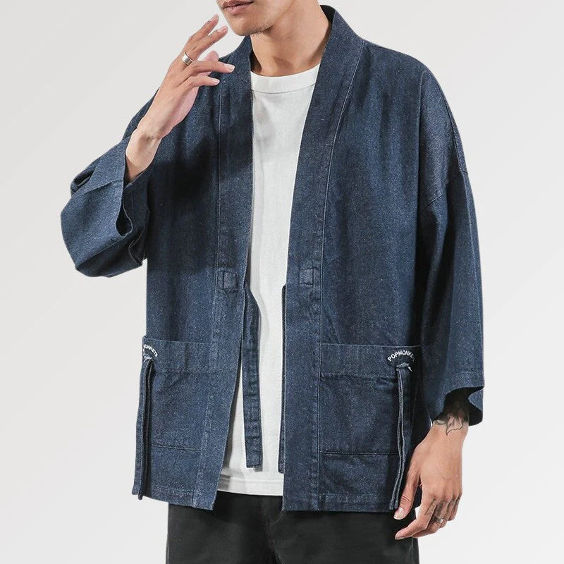 Denim Kimono Jacket 'Kazuko' - Image 2