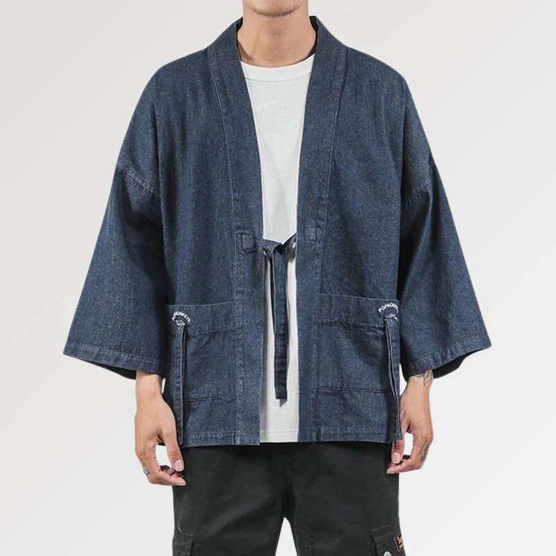 Denim Kimono Jacket 'Kazuko' - Image 3