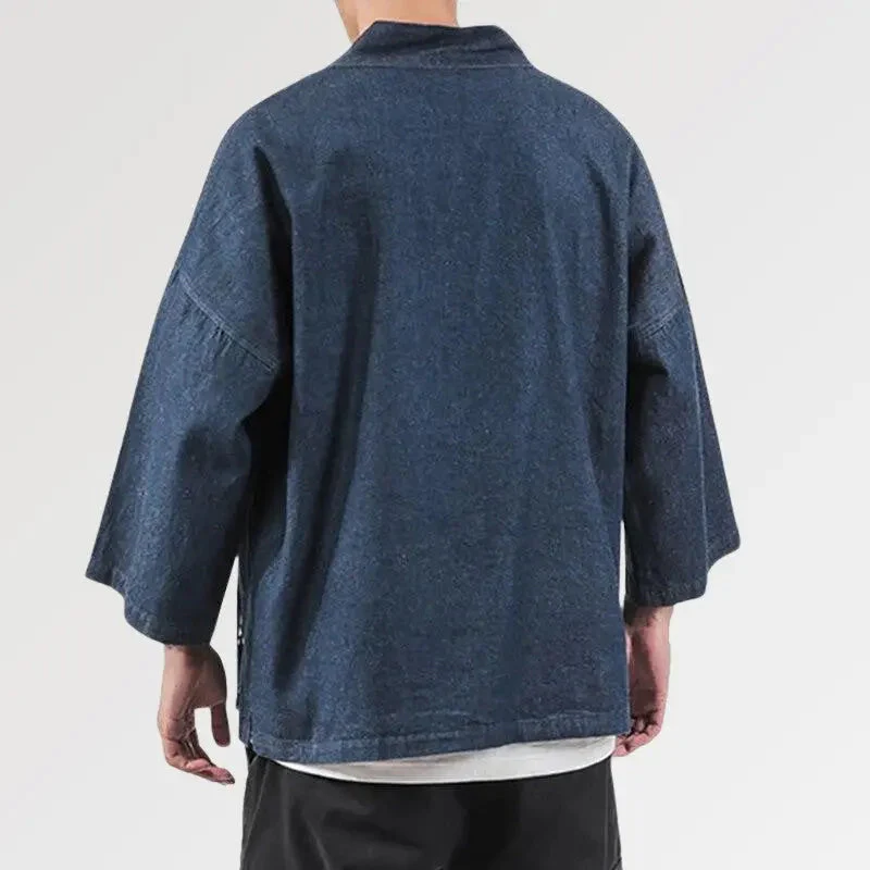 Denim Kimono Jacket 'Kazuko' - Image 4