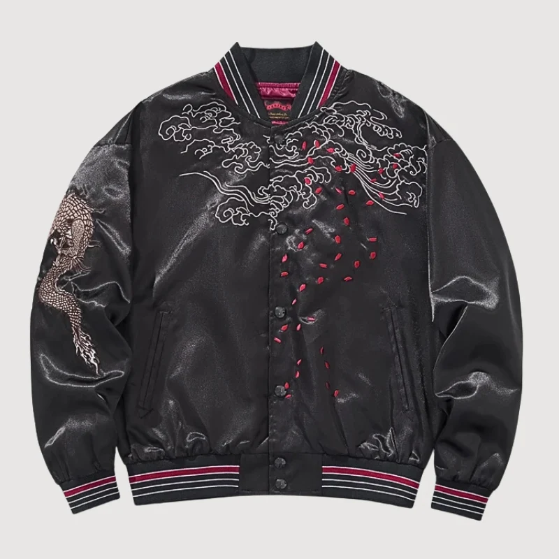 Dragon Sukajan Jacket 'Kuro Ryujin' - Image 2