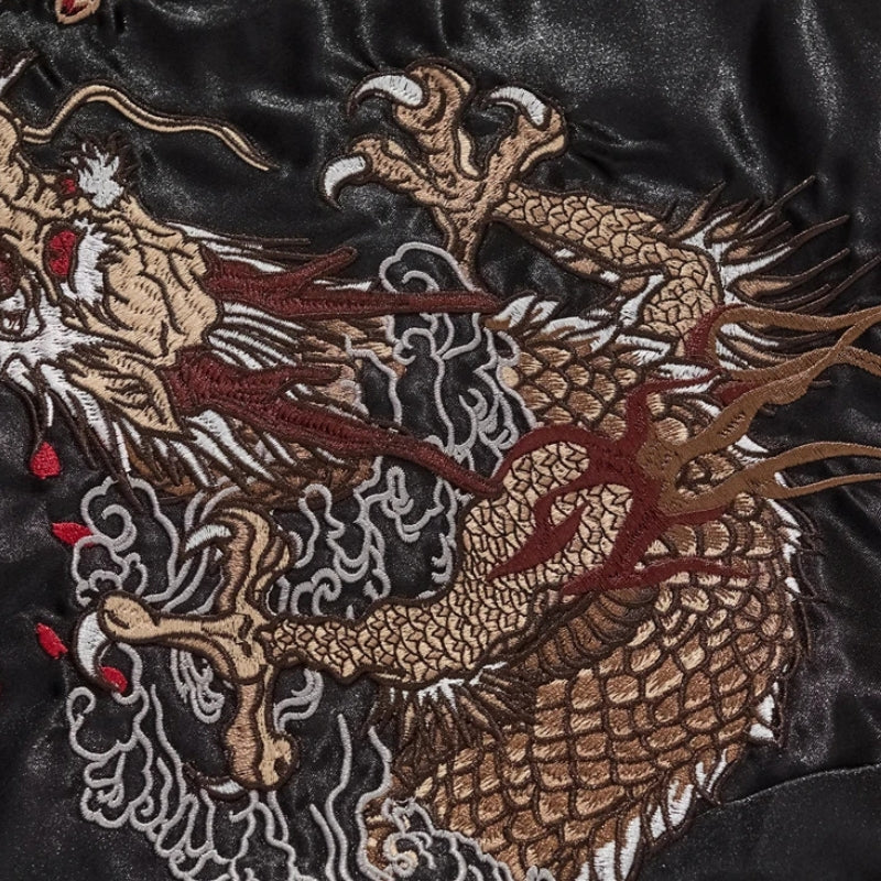 Dragon Sukajan Jacket 'Kuro Ryujin' - Image 5