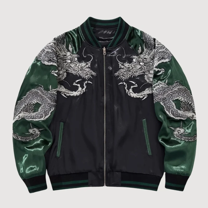 Dragon Sukajan Jacket 'Kurotatsu' - Image 3
