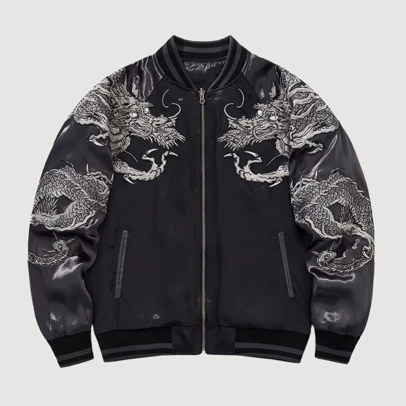 Dragon Sukajan Jacket 'Kurotatsu' - Image 4