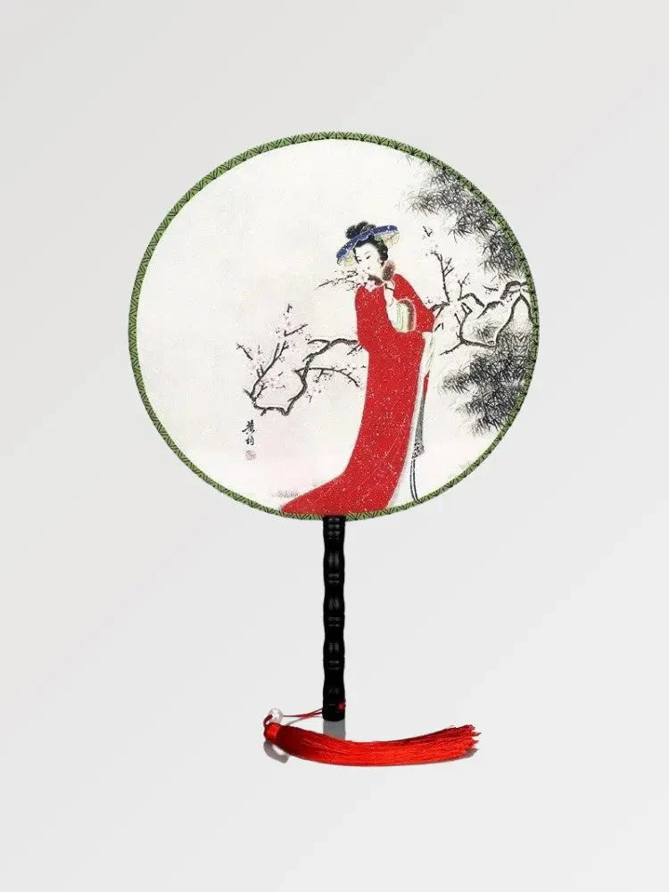 Maiko 'Handa' Round Japanese Fan
