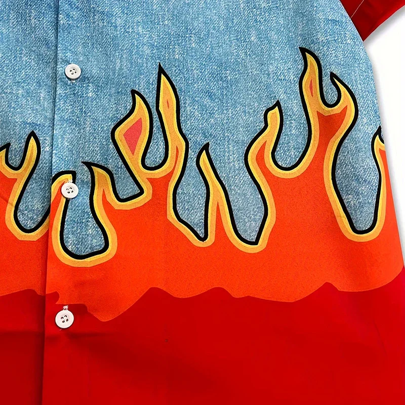 Flame Shirt - 火災 - Image 4