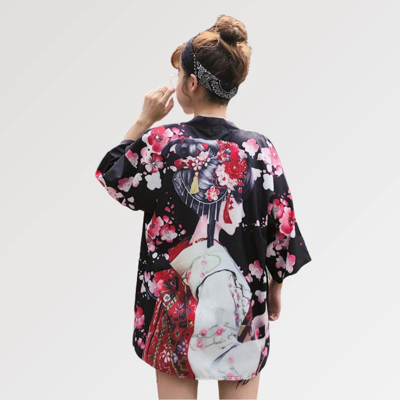 Geisha Kimono Jacket 'Sakura x Geiko' - Image 6