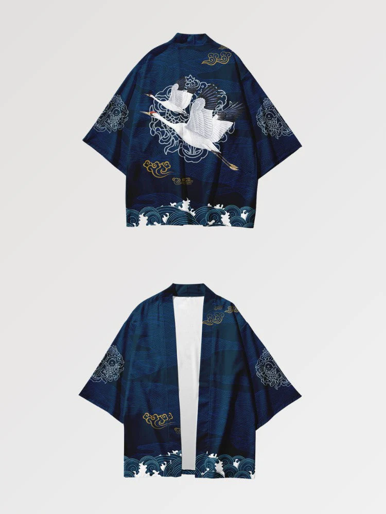 Haori Streetwear 'Tsuru Pattern' - Image 3