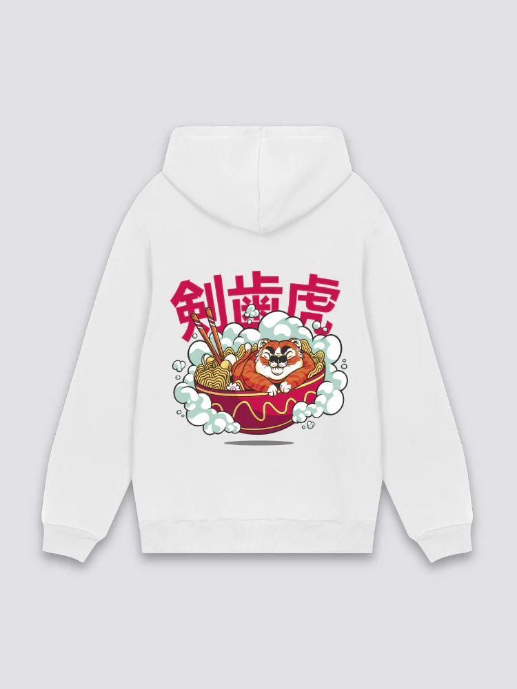 Hoodie with Japanese Writing - ニホンヅル - Image 2