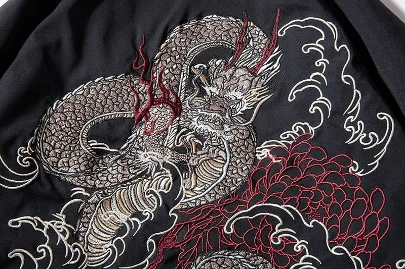 Japan Bomber Jacket 'Classical Ryu' - Image 4