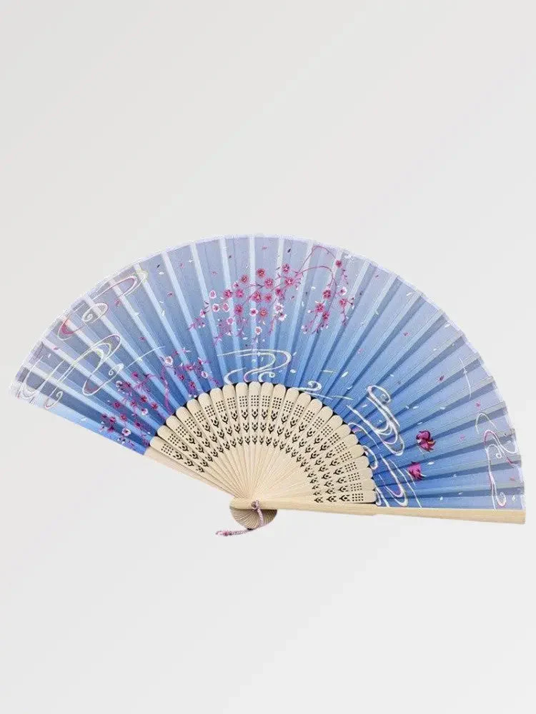 Blue Japanese Fan 'Akigori - Image 3
