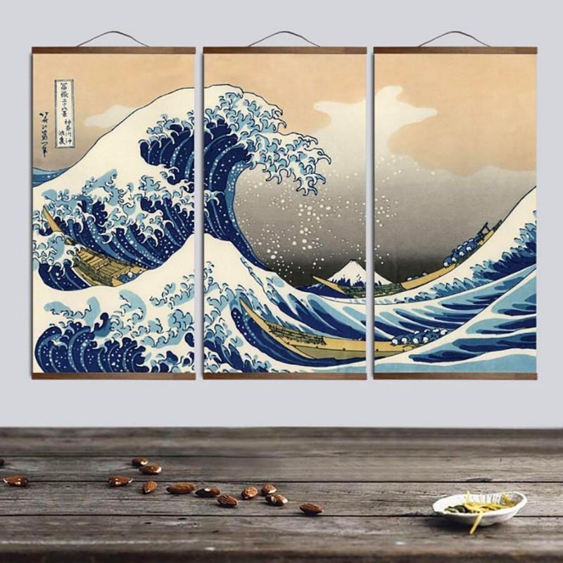 Japanese painting Wave 'Kanagawa' - Image 3