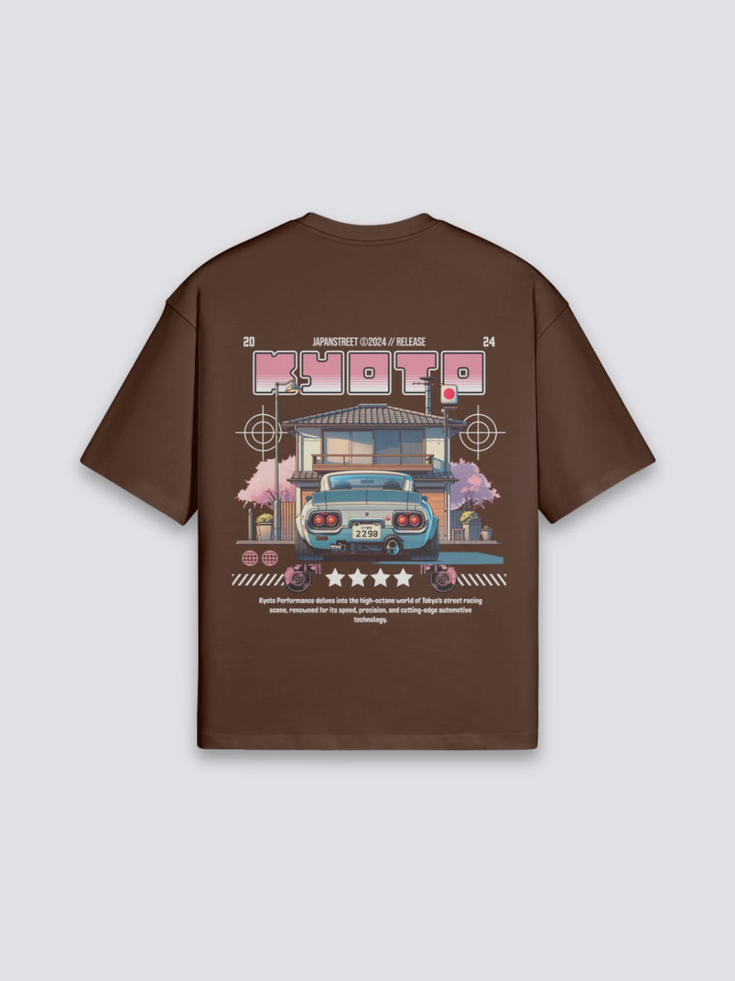 Japanese Car T-Shirt - きょうと - Image 3