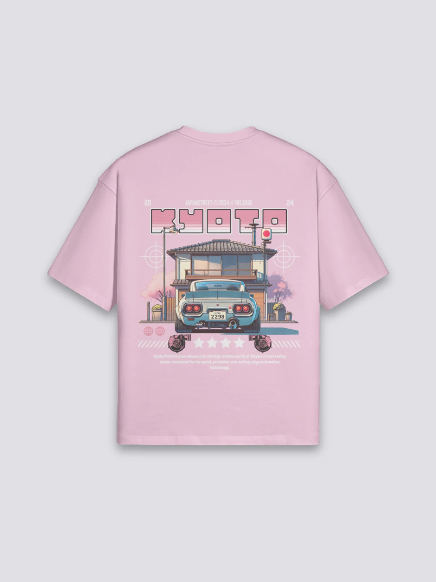 Japanese Car T-Shirt - きょうと - Image 4