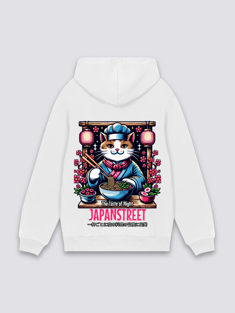 Japanese Cat Hoodie - ねこ - Image 2