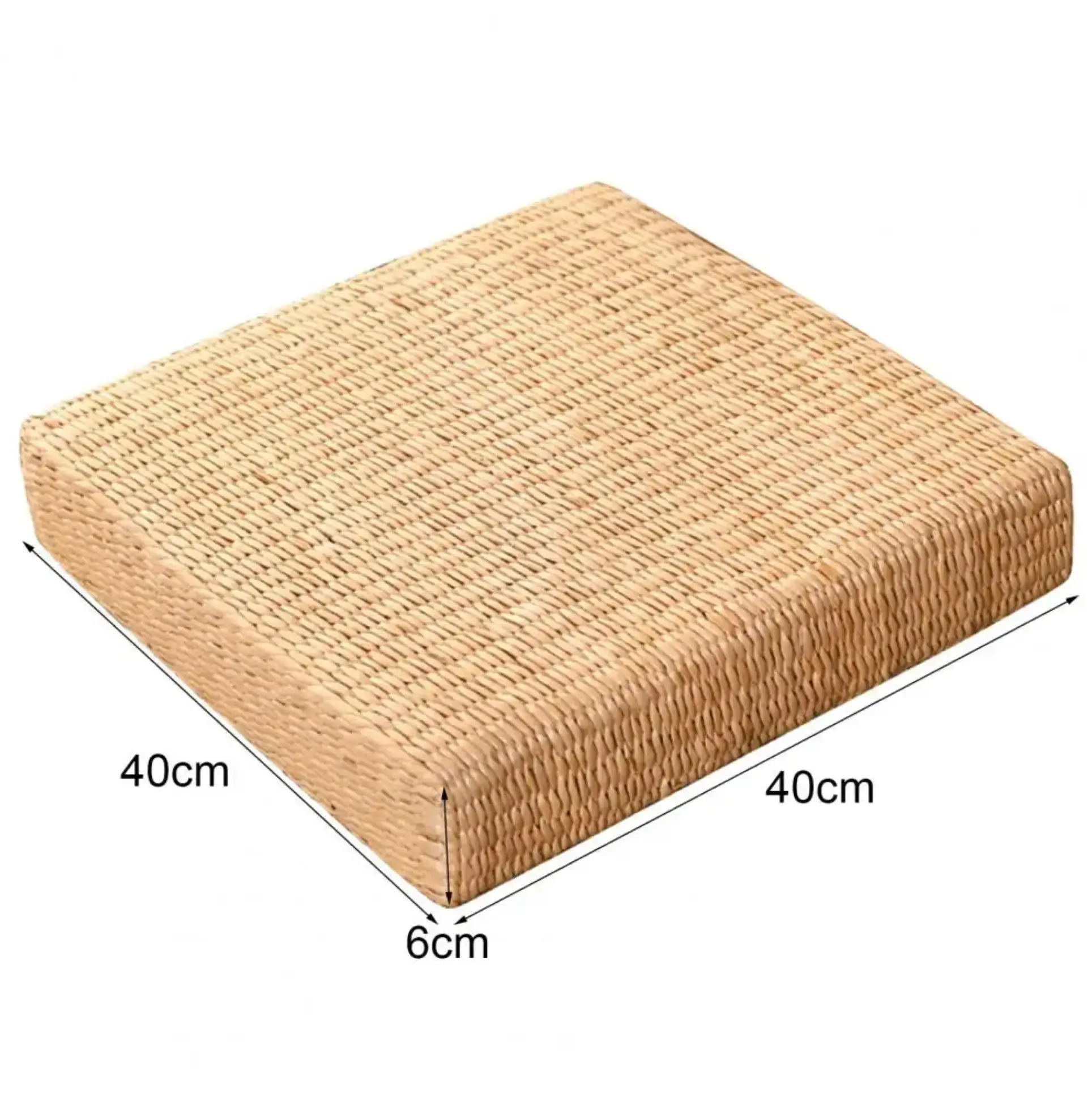 Square tatami Japanese cushion 'Mokiro' - Image 7