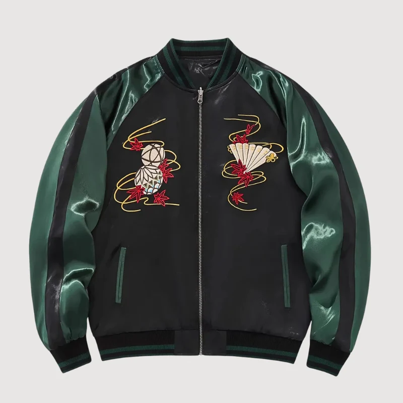 Japanese Embroidered Sukajan 'Hanamachi' - Image 3