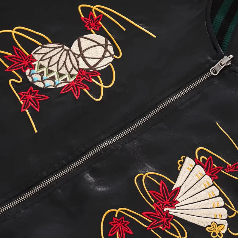 Japanese Embroidered Sukajan 'Hanamachi' - Image 7