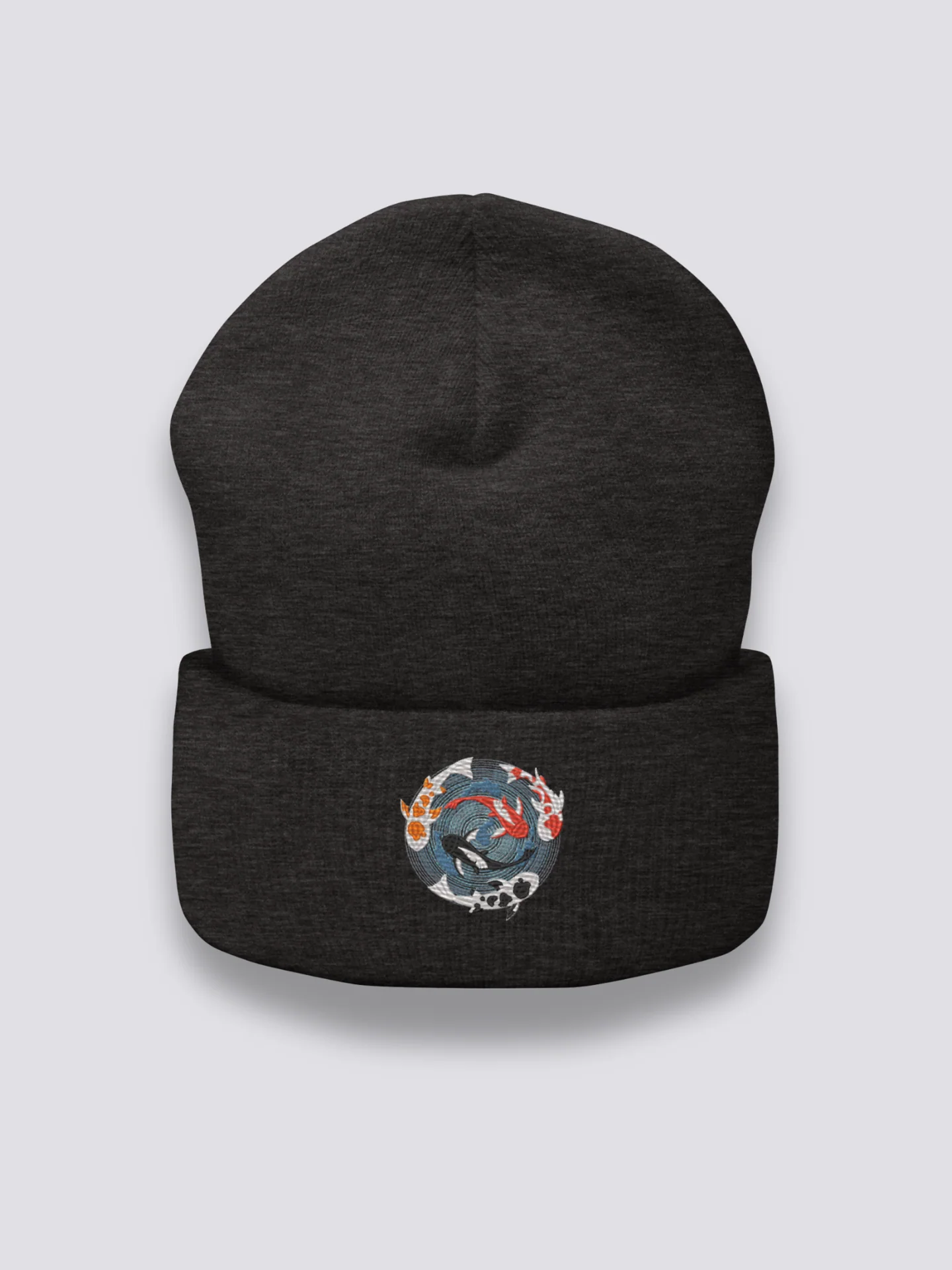 Japanese Embroidery Beanie - 水槽