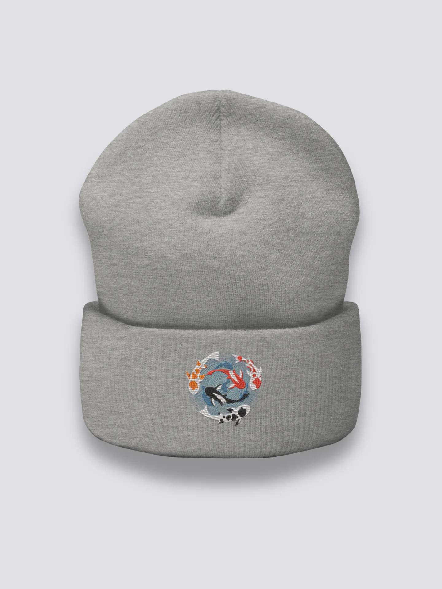 Japanese Embroidery Beanie - 水槽 - Image 3