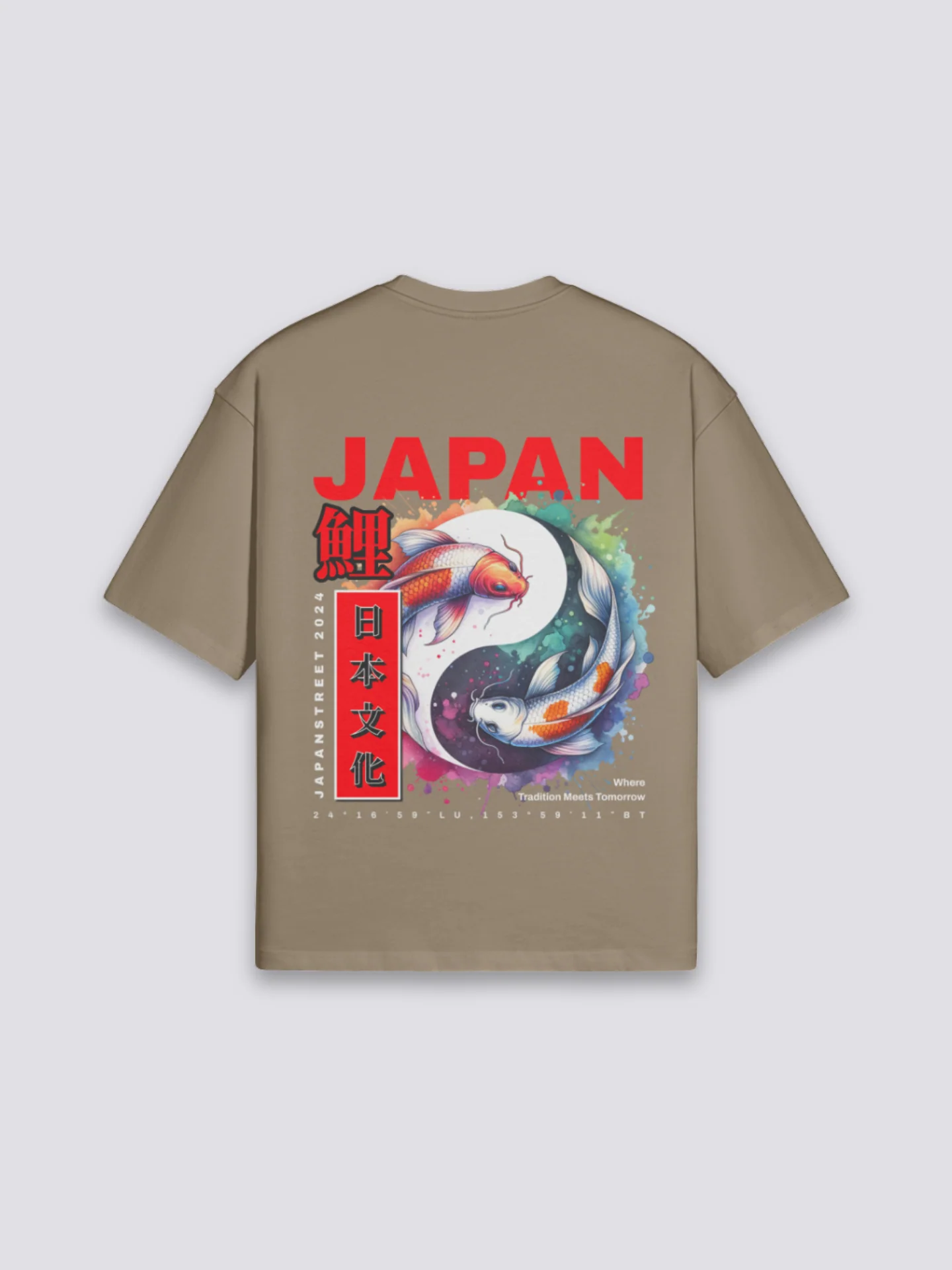 Japanese Fish T-Shirt - カーペ - Image 2