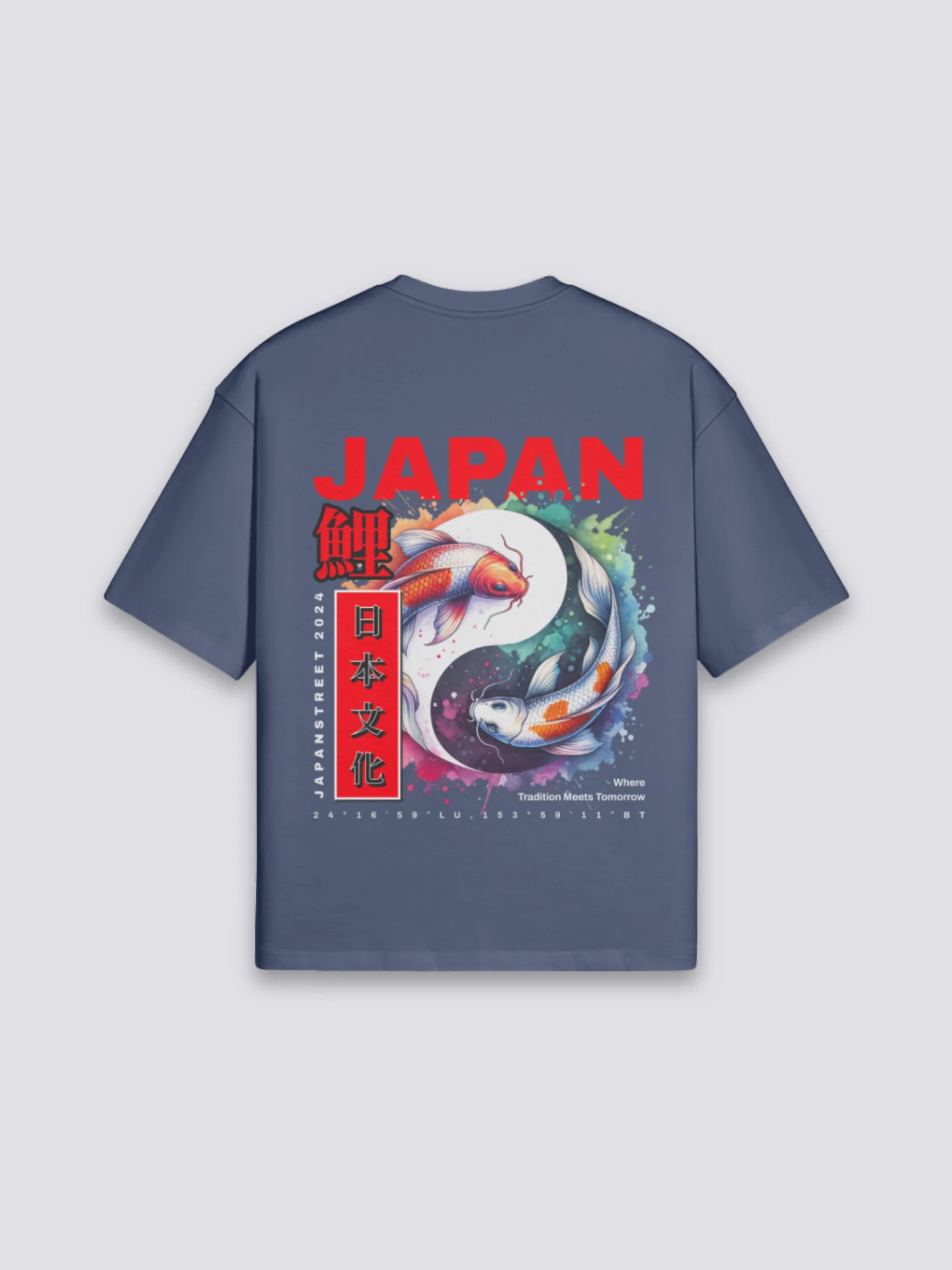 Japanese Fish T-Shirt - カーペ - Image 3