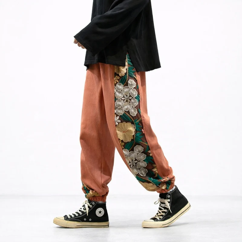 Japanese Floral Pants 'Sakura' - Image 3