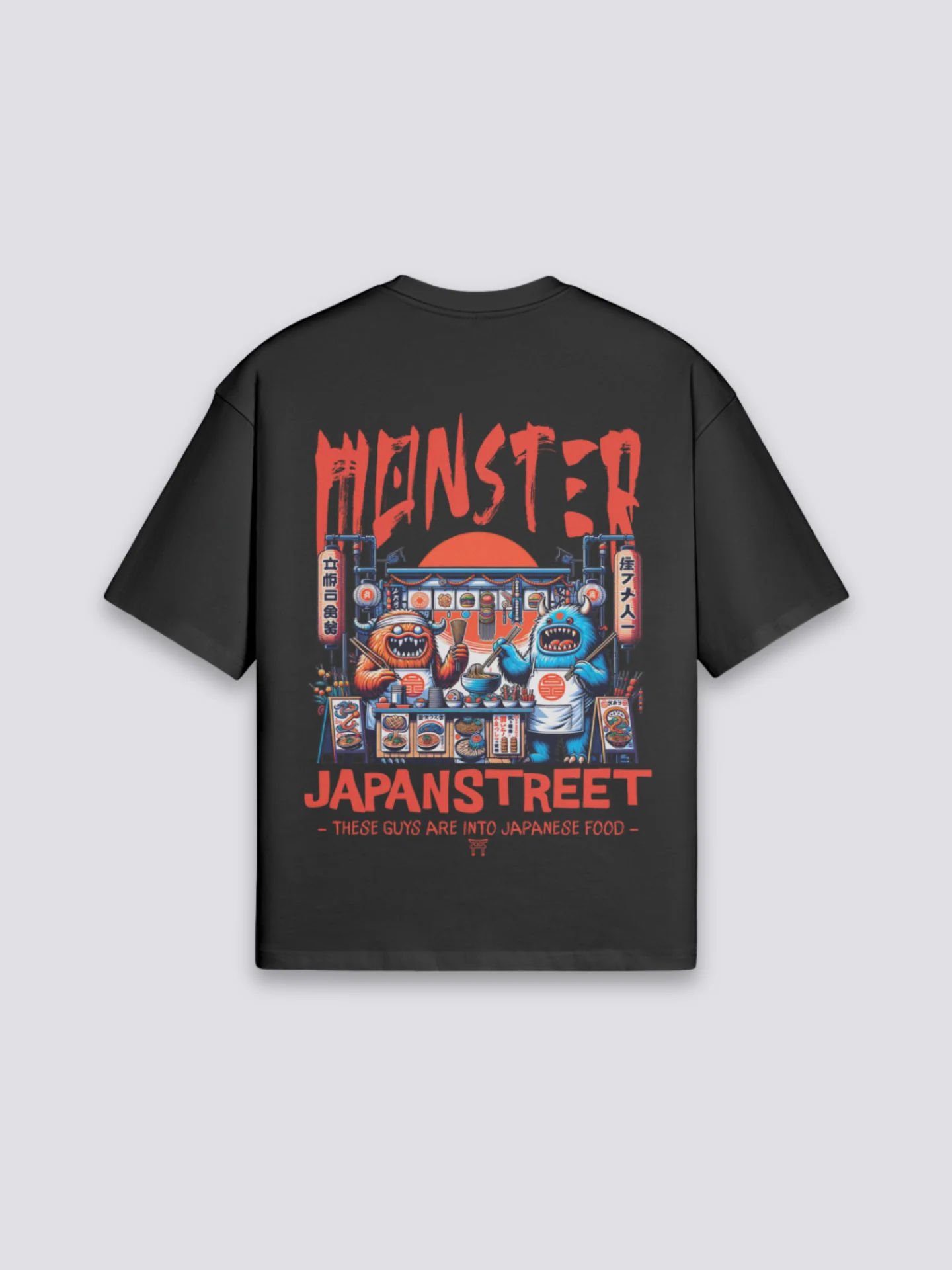 Japanese Food Truck T-Shirt - たべもの - Image 2
