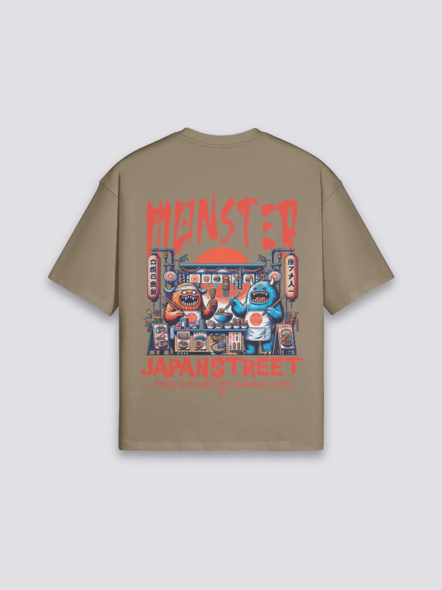 Japanese Food Truck T-Shirt - たべもの - Image 4