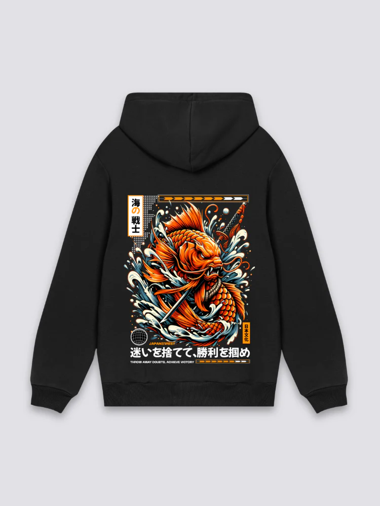 Japanese Graphic Hoodie - ランチュウ