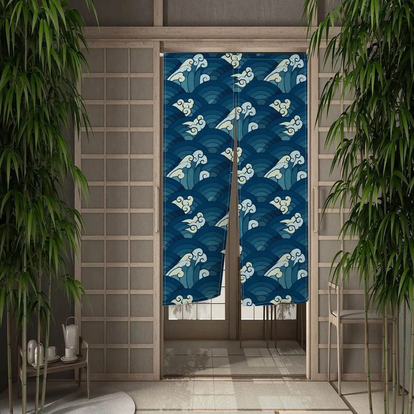 Japanese Noren 'Setoko'