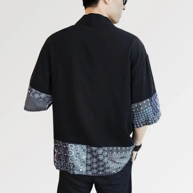 Japanese Mens Kimono Jacket 'Mitsuo' - Image 2