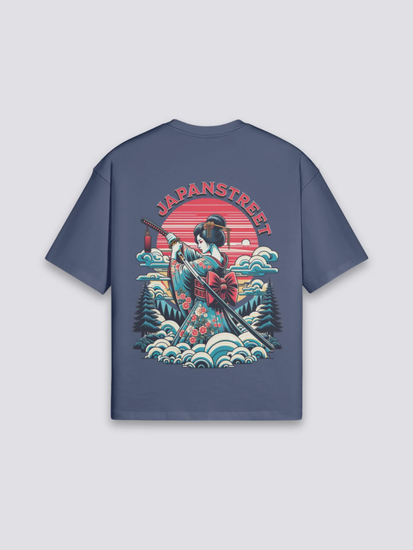 Japanese Print T-Shirt - げいしゃ - Image 3