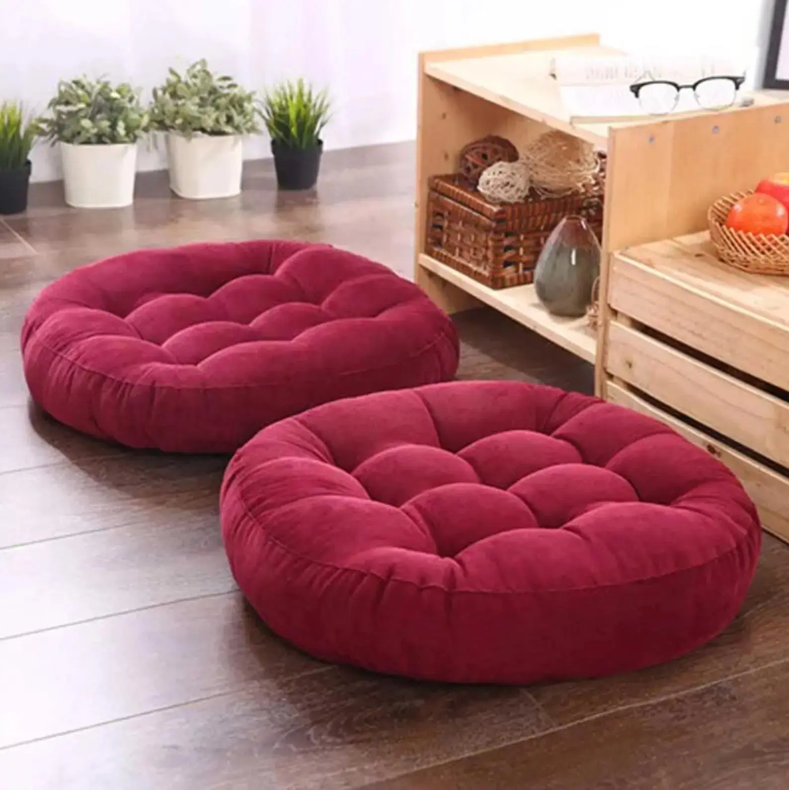 Japanese cotton floor cushion 'Shuka' - Image 4