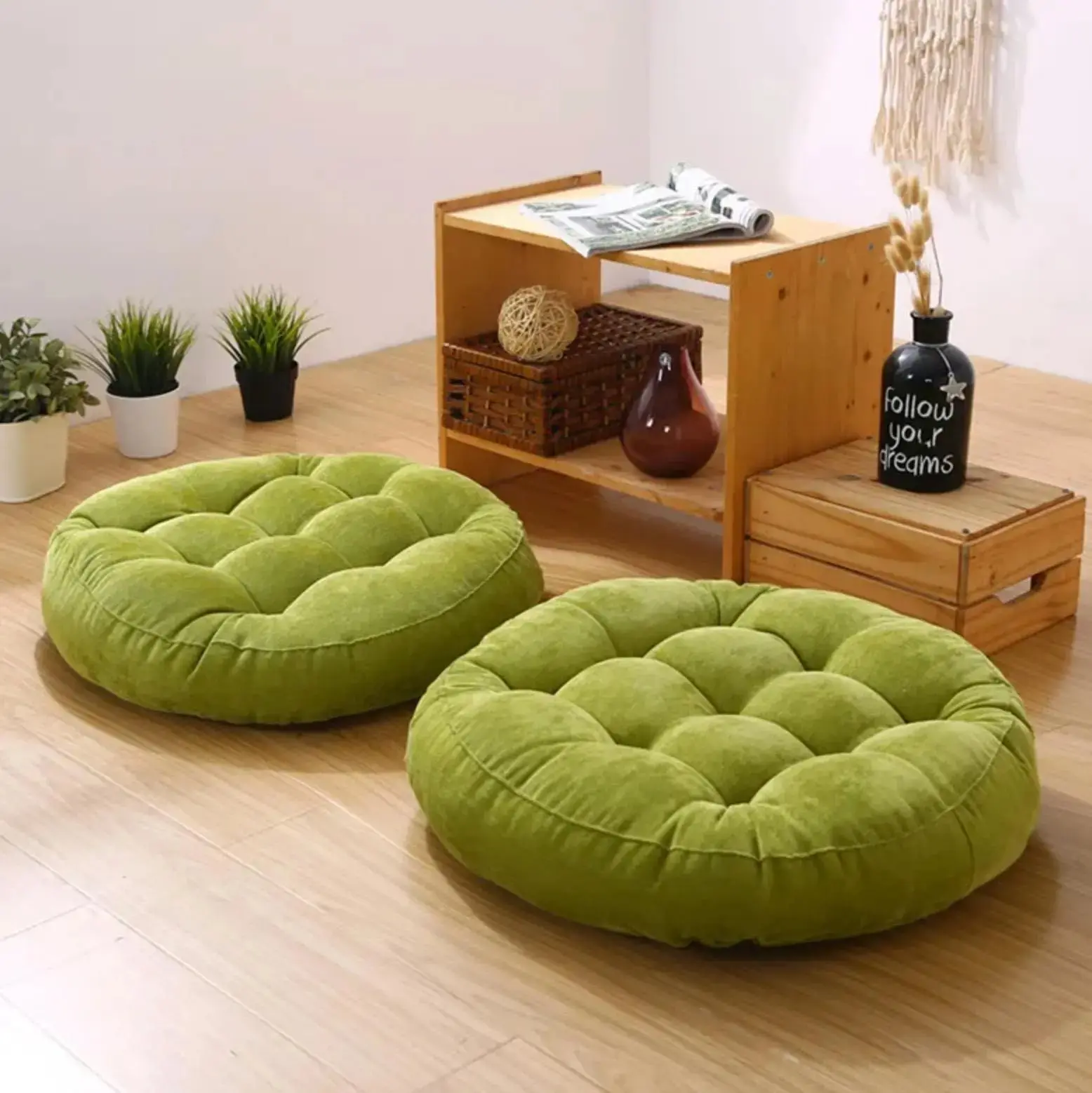 Japanese cotton floor cushion 'Shuka' - Image 5