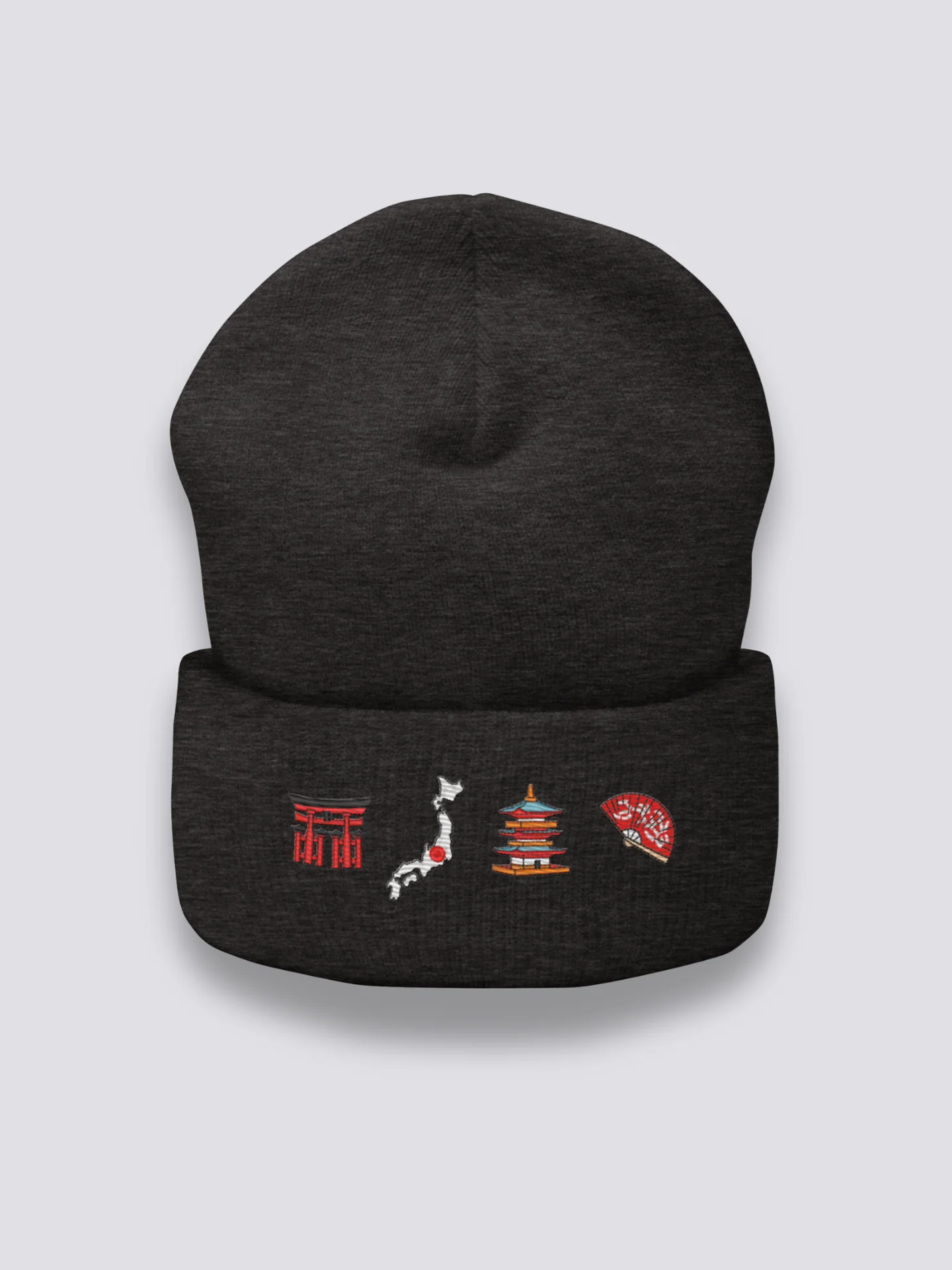 Japanese Symbols Beanie - 記号 - Image 3