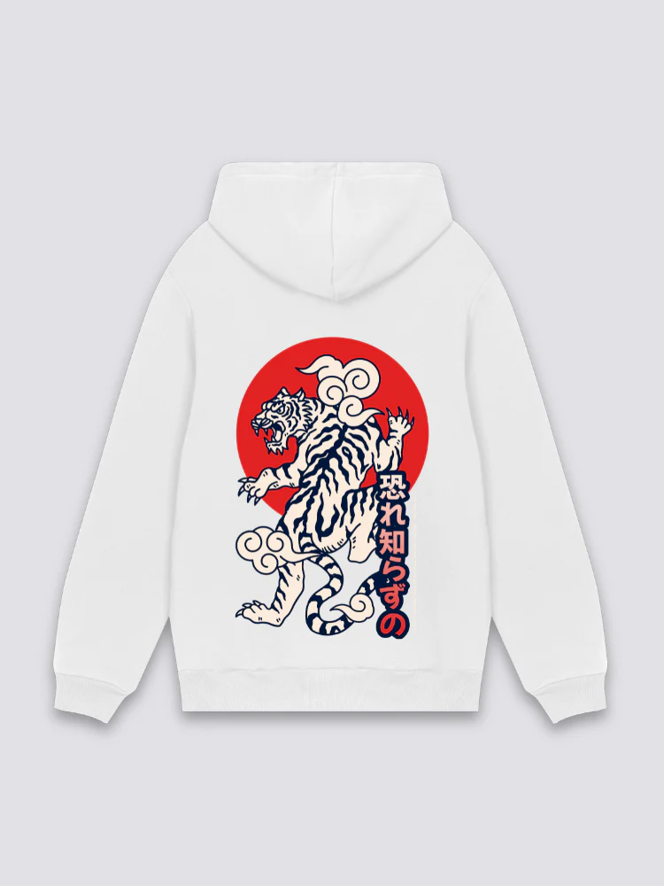 Japanese Tiger Hoodie - タイガー - Image 2