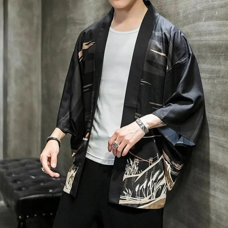 Kimono Cardigan for Men 'Hikaru' - Image 2