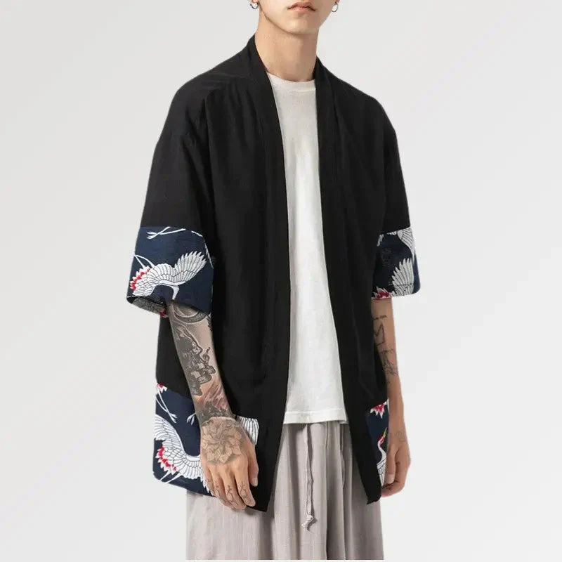Kimono Cardigan Mens 'Hisashi' - Image 2