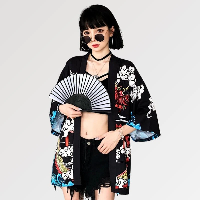 Kimono Cardigan Women 'Saori' - Image 3