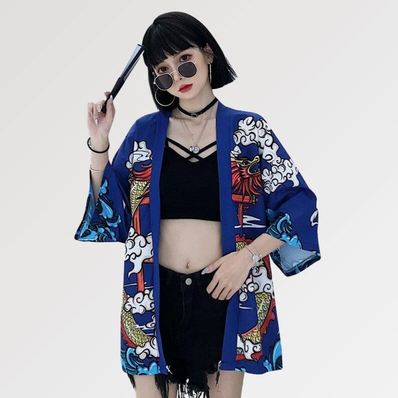 Kimono Cardigan Women 'Saori' - Image 4