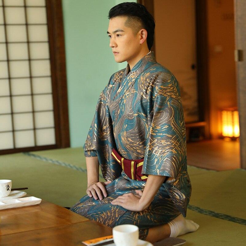 Men's Japanese Silk Kimono 'Koniya' - Image 4