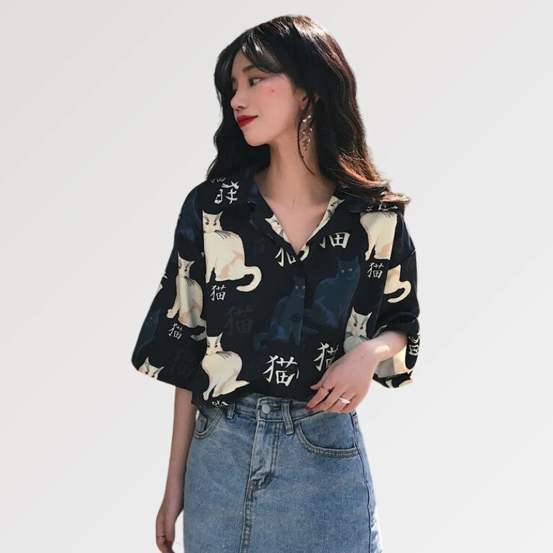 Kimono Shirt Women 'Masako' - Image 3