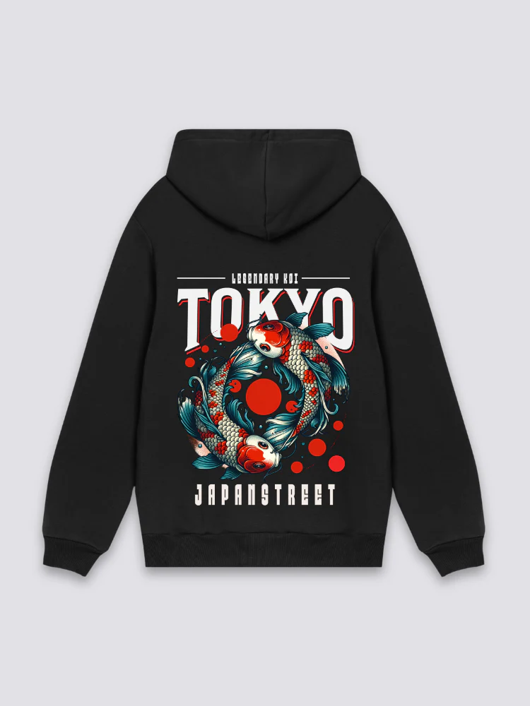 Koi Carp Hoodie - フィッシュ